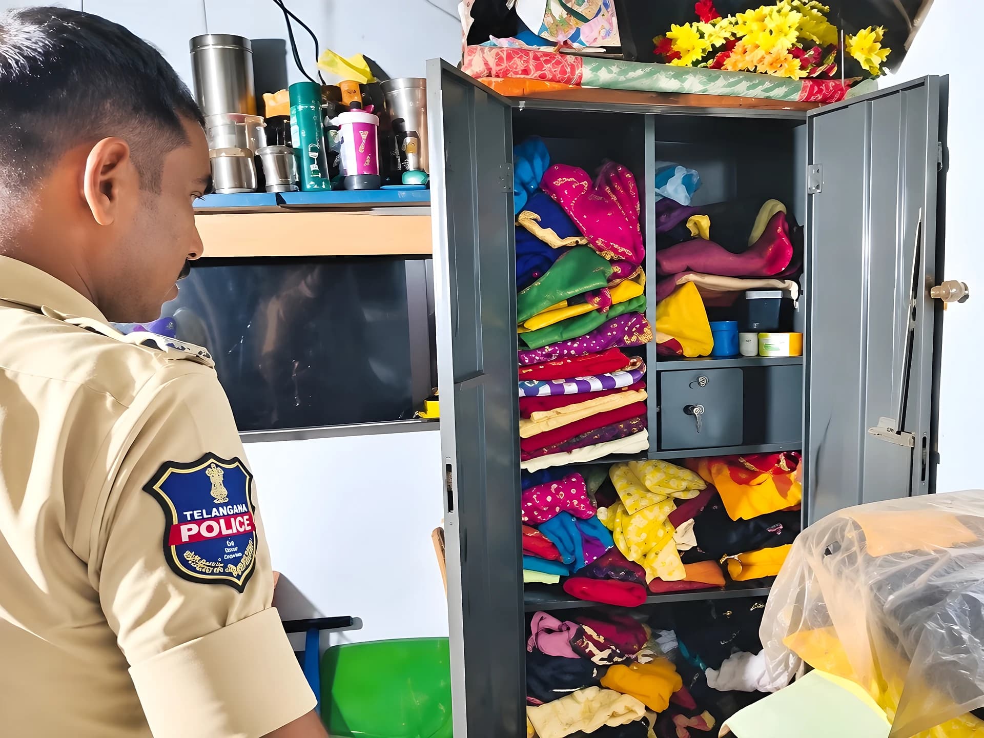 తాళం పగులగొట్టి బంగారు ఆభరణాల చోరీ
