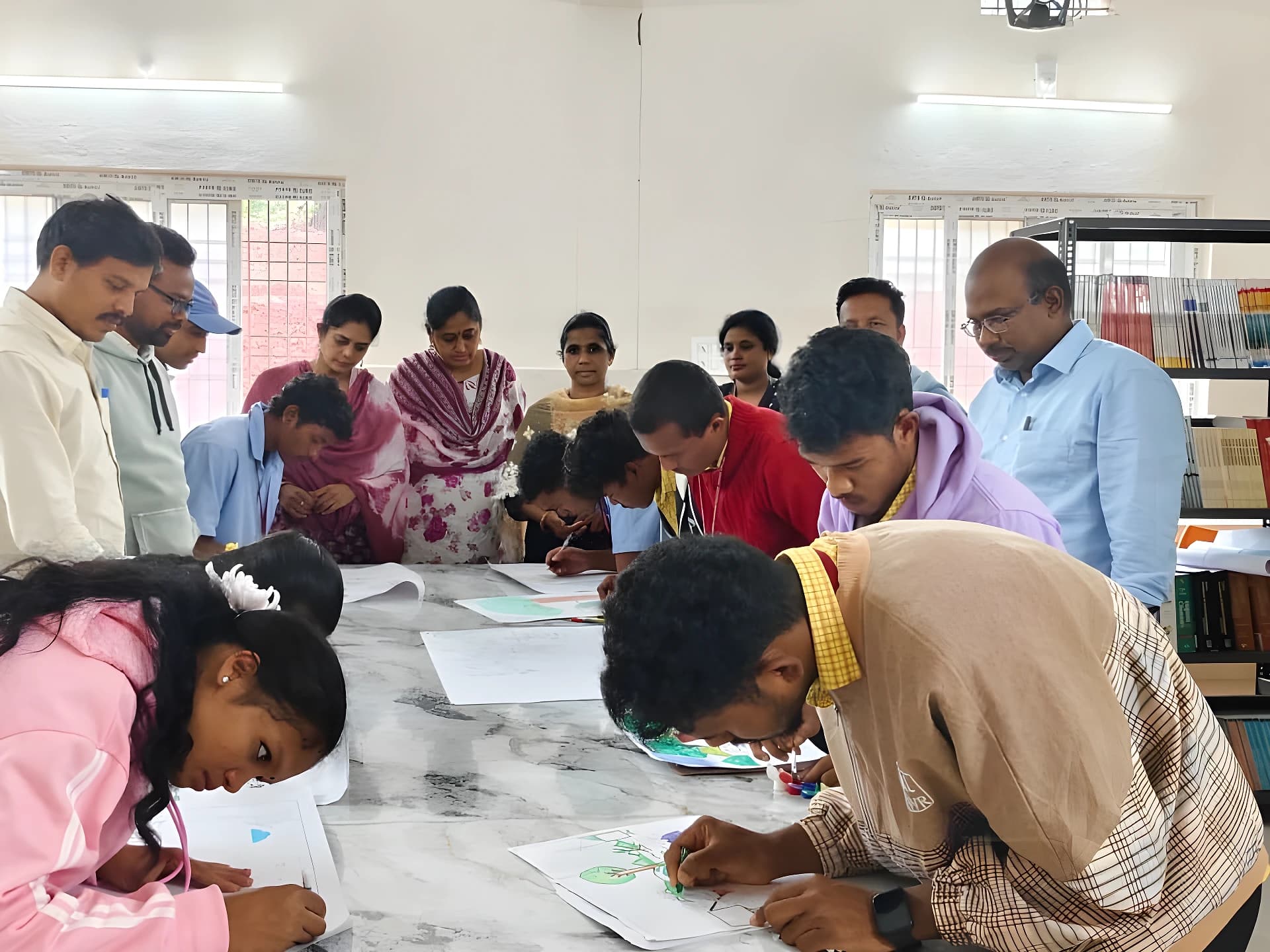 NSS Day సందర్భంగా విద్యార్థులకు చిత్రలేఖన పోటీలు