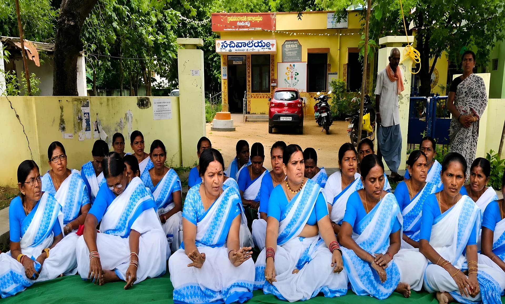 డాక్టర్ పై చర్యలు తీసుకోవాలంటున్న ఆశా వర్కర్లు