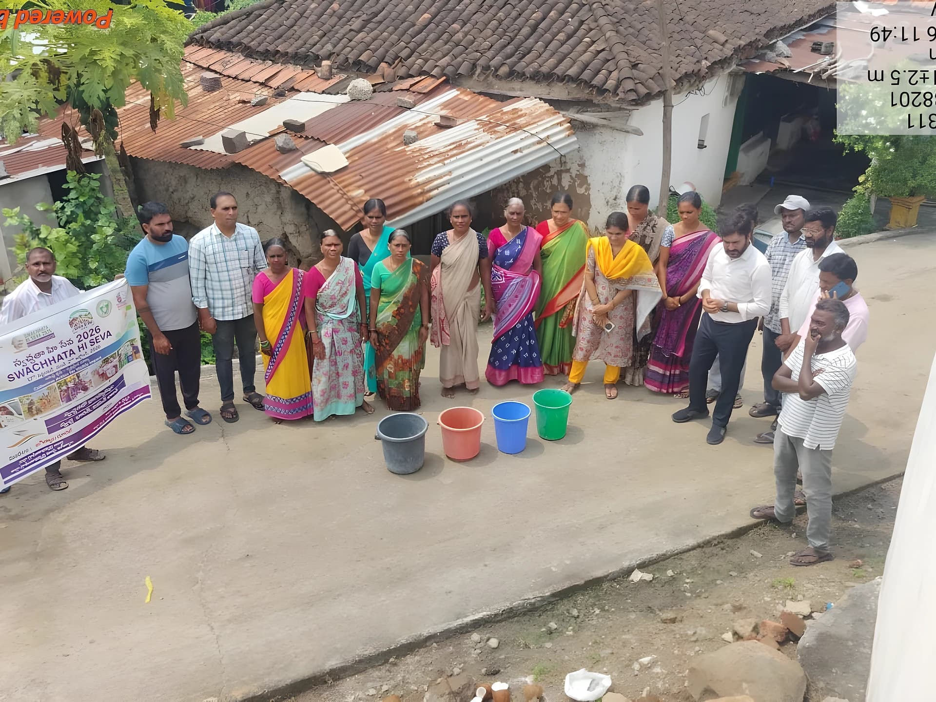 ముగ్గులతో స్వచ్ఛతా.. చెల్లపల్లిలో క్లీన్ డ్రైవ్!