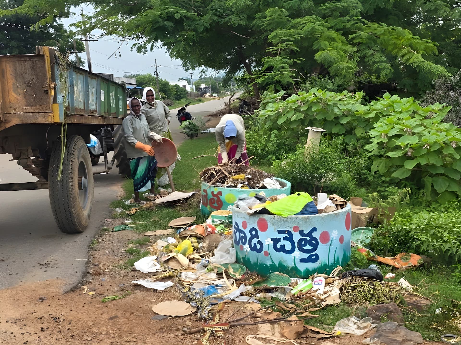 ఎండపల్లిలో పారిశుధ్యంపై అధికారుల చర్యలు