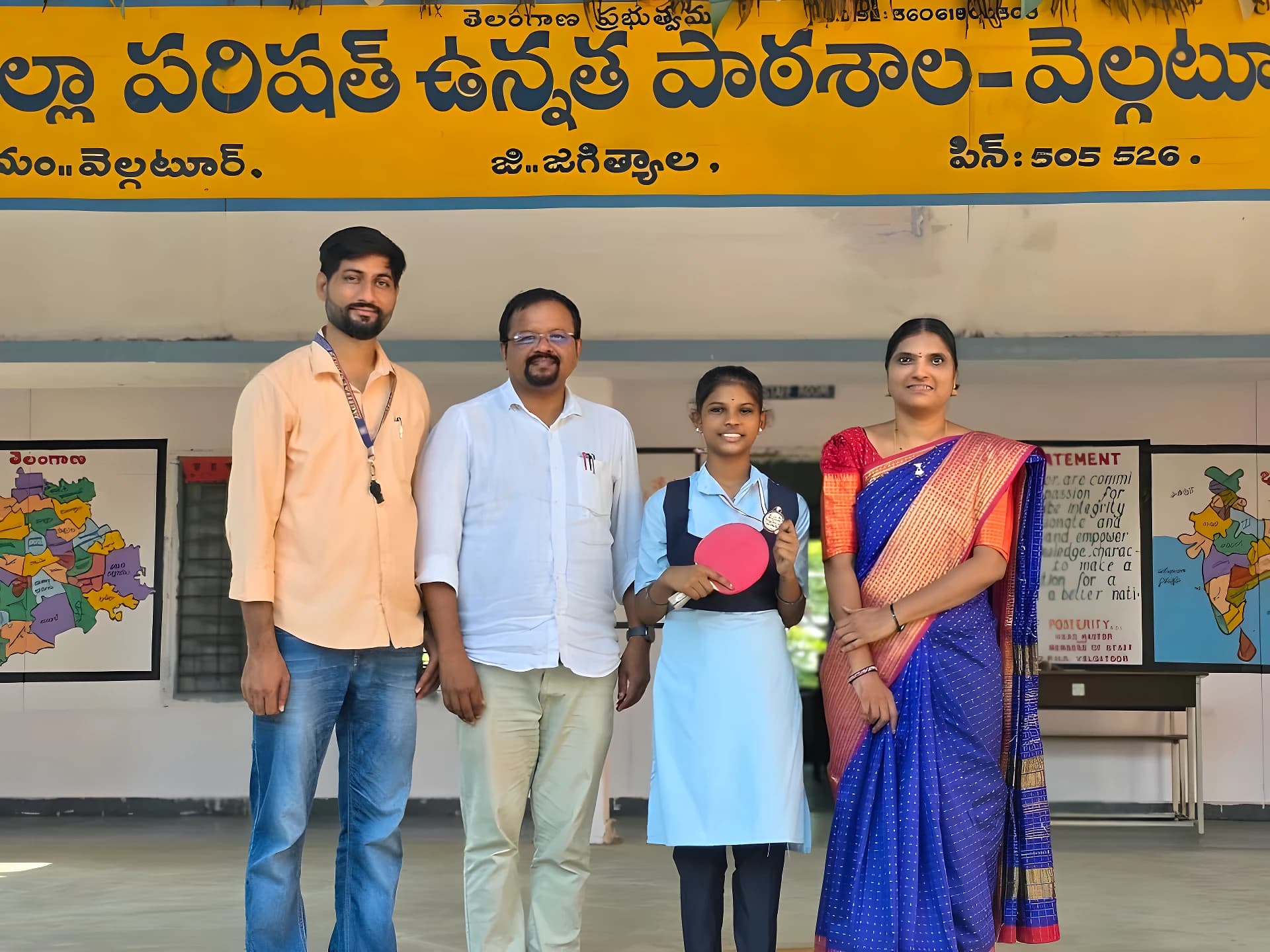 టేబుల్ టెన్నిస్లో సత్తా చాటిన శ్రీవిద్య