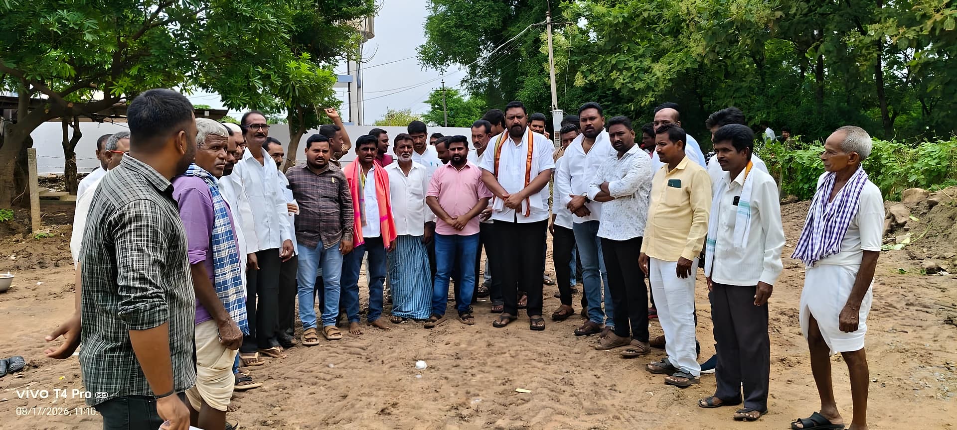 కొత్త పంచాయతీ భవనానికి శంకుస్థాపన