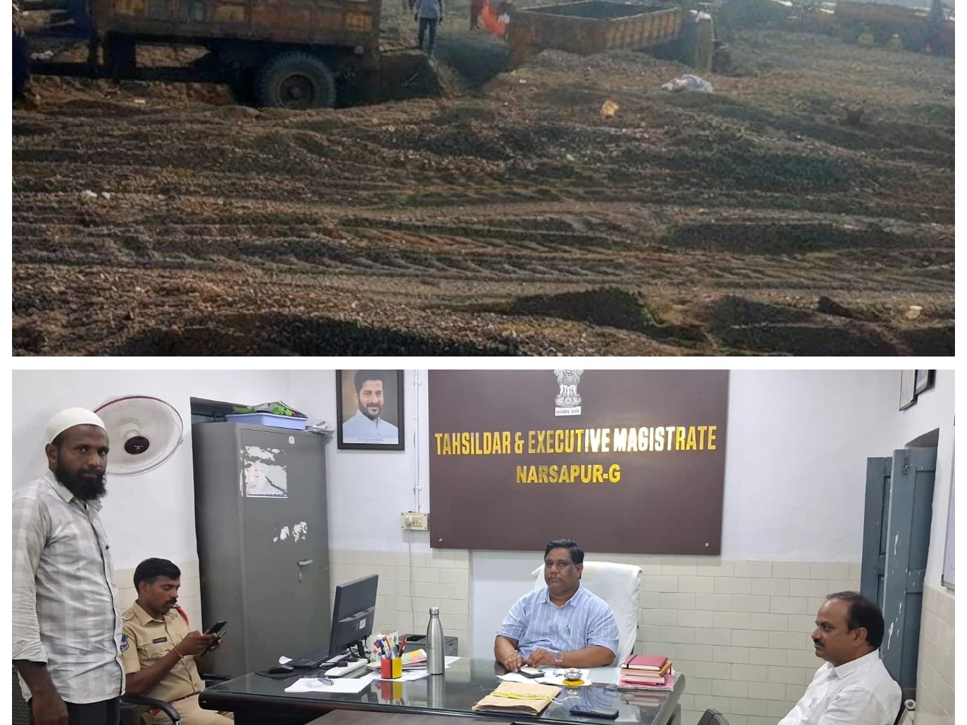 సుద్ధ వాగులో యథేచ్చగా ఇసుక తవ్వకాలు